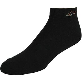Greg Norman Mens 3-Pack Performance Socks- 7/12- Black in Saudi Arabia