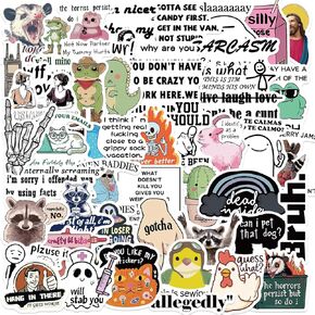 100PCS Funny Meme Stickers,Funny Stickers for Adults Teens, Funny Meme Stickers for Water Bottle Phone Hard Hats,Funny Popular Internet Meme Stickers for Laptop in Kuwait