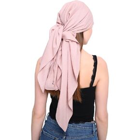 Square Head Scarf – Wood Effect Pattern Soft Viscose for Women’s Hair Loss, Alopecia, Chemo in Saudi Arabia