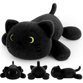 Weighted Cat Plush Pillow – 22-Inch, 4 lbs Heavy Stuffed Animal Toy, Soft & Cute, Calming & Stress Relief, Real Hug, Sleep Companion, Travel Companion for Kids and Adults in Saudi Arabia