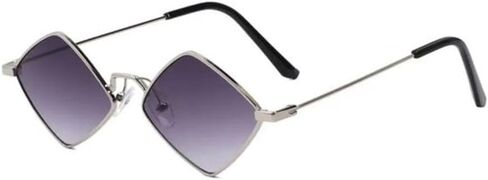 Women‘s Fashion Polygon Sunglasses Vintage Irregular Small Frame Rhombus Retro Sun Glasses Party Eyeglasses Eyewear in Saudi Arabia