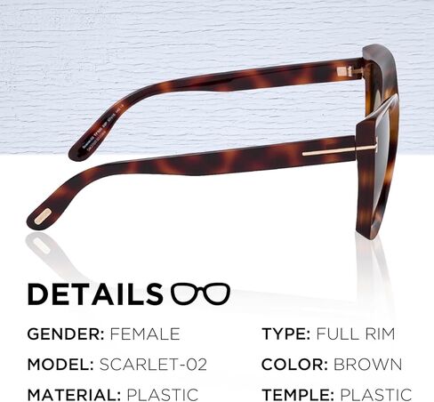 Tom Ford FT0920 SCARLET-02 Square Shape Sunglasses + Bundle With eSHADES Eyewear Cleaning Kit in Saudi Arabia