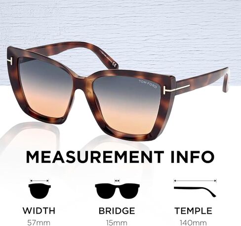 Tom Ford FT0920 SCARLET-02 Square Shape Sunglasses + Bundle With eSHADES Eyewear Cleaning Kit in Saudi Arabia