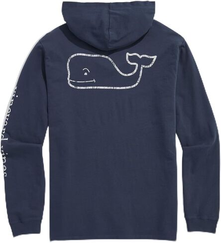 vineyard vines Mens Vintage Whale Cotton Hoodie Tee in Saudi Arabia