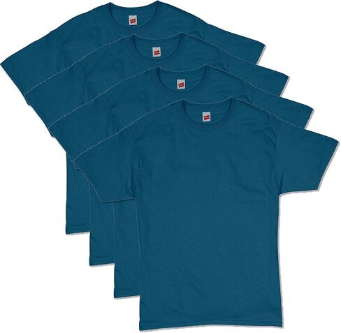 Hanes Mens Essential-t Cotton T-Shirt, Athletic Crimson_Discontinued in Saudi Arabia