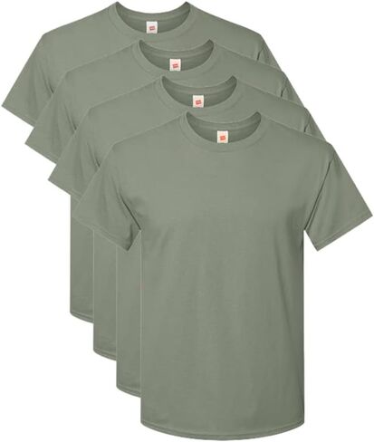 Hanes Mens Essential-t Cotton T-Shirt, Athletic Crimson_Discontinued in Saudi Arabia