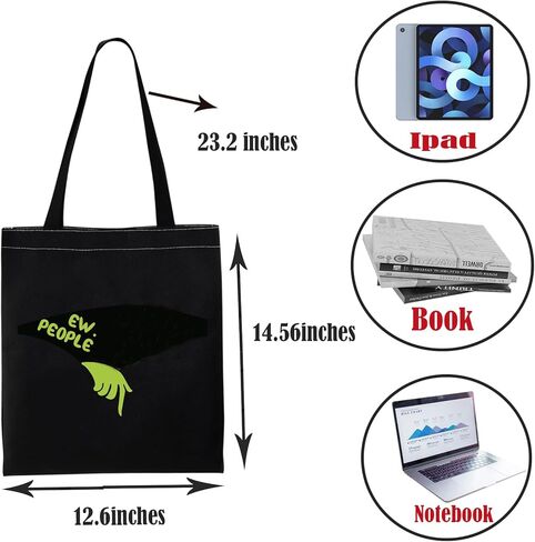 PWHAOO Family Christmas Merchandise Ew People Tote Bag Christmas Movie Lover Gift in Saudi Arabia