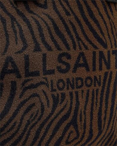 AllSaints Izzy Zebra East/West Tote, Black/Brown in Saudi Arabia