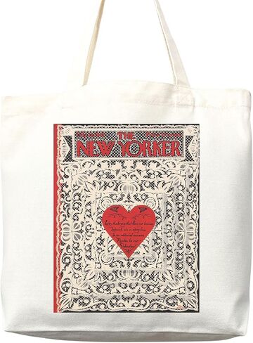 New Yorker tote bag, New Yorker magazine bag, New Yorker bag, New Yorker art, New yorker tote, art tote bag, aesthetic tote in Saudi Arabia