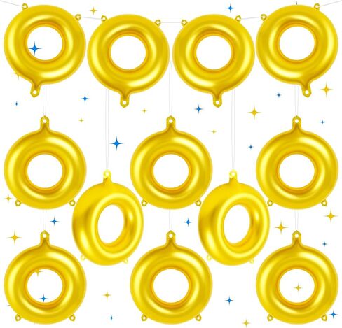 6 حزمة 28 بوصة خاتم الذهب حفلة عيد ميلاد شخصيات الرسوم المتحركة رسومات تحت عنوان ديكور الحزب رقائق البالونات كبيرة للكرتون كرنفال ديكورات عيد ميلاد in Kuwait