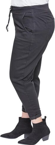 Royalty For Me Womens Women's Plus Size Mid Rise Cuffed Jogger Pants -Xp36764 in Saudi Arabia