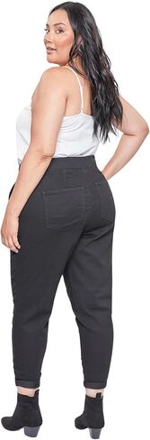 Royalty For Me Womens Women's Plus Size Mid Rise Cuffed Jogger Pants -Xp36764 in Saudi Arabia