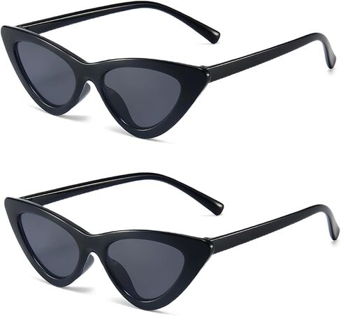 نظارات شمسية عين القطة للفتيات الصغيرات نظارات شمسية ضيقة كلاسيكية للأطفال لقضاء عطلة الشاطئ في الهواء الطلق in Kuwait