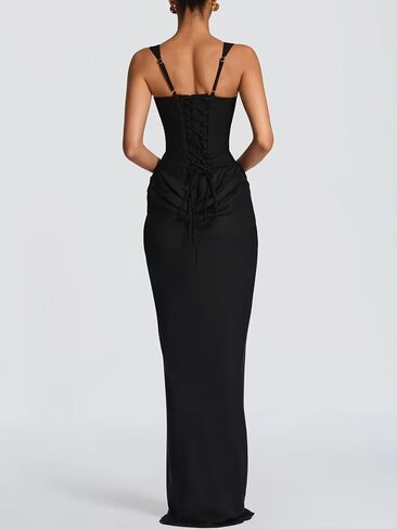Mermaid Satin Prom Dresses for Women Long Bodycon Corset Ruched Formal Cocktail Party Gown in Saudi Arabia