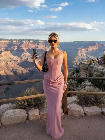 Mermaid Satin Prom Dresses for Women Long Bodycon Corset Ruched Formal Cocktail Party Gown in Saudi Arabia