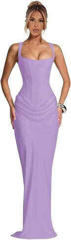 Mermaid Satin Prom Dresses for Women Long Bodycon Corset Ruched Formal Cocktail Party Gown in Saudi Arabia