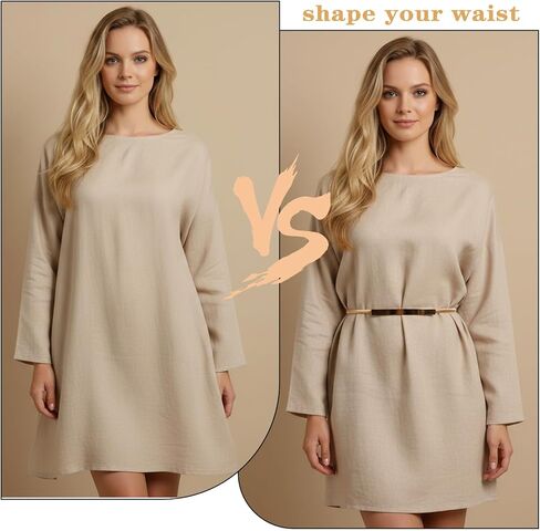 Women Skinny Metal Cinch Belt For Dress, Stretch Thin Gold Belt Gold Dress Belt for Dress in Saudi Arabia