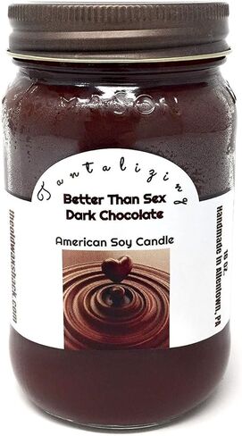 Dark Chocolate Soy Candle, Better Than Sex, 16 Oz 100% Soy in Saudi Arabia