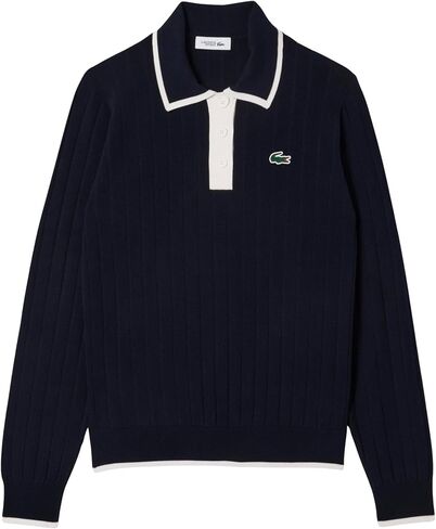 Lacoste womens Polo Collar Stretch Golf Sweater in Saudi Arabia