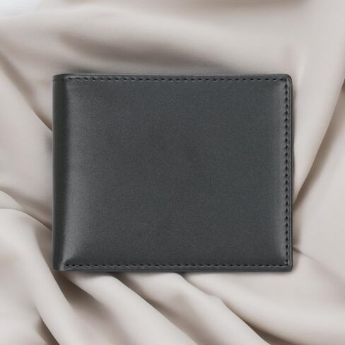 محفظة رجالي، جلد نحيف ثنائي الطي، صندوق هدايا مزود بـ 5 فتحات RFID in Saudi Arabia