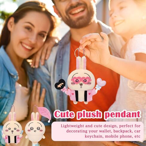 BDNXTV Chikawa Plush Keychain for Backpack Kawaii Usagi Anime Keychain Plush Accessories Pendant Gift for Fans in Saudi Arabia