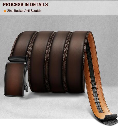 Men Belt Ratchet Click Belt Adjustable For Men Golf Dress Casual Jeans 1 3/8-Cut For Fit in Saudi Arabia