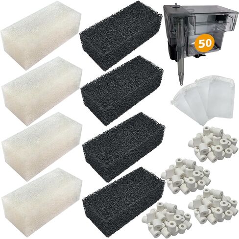 Three-Stage Filtration Tank Filter Maintenance Kit, Replacement for AquaClear 30/150 30-Gallon Aquarium in Kuwait