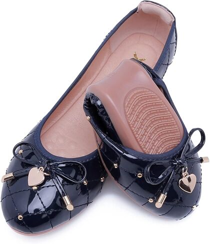 Unifizz Women's Ballet Flat Shoes Cute Bowtie Wedding Flats Slip on Flats for Women Comfortable in Saudi Arabia