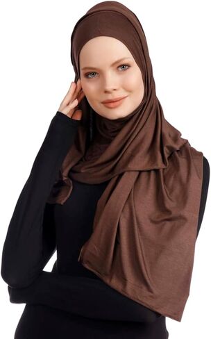 HoM Ecardin شال حجاب فيسكوز وقطن ممشط | وشاح ناعم وخفيف الوزن وسهل التصفيف، مريح طوال اليوم in Kuwait