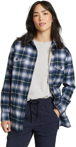 Eddie Bauer Womens Faux Shearling Lined Jacket in Saudi Arabia