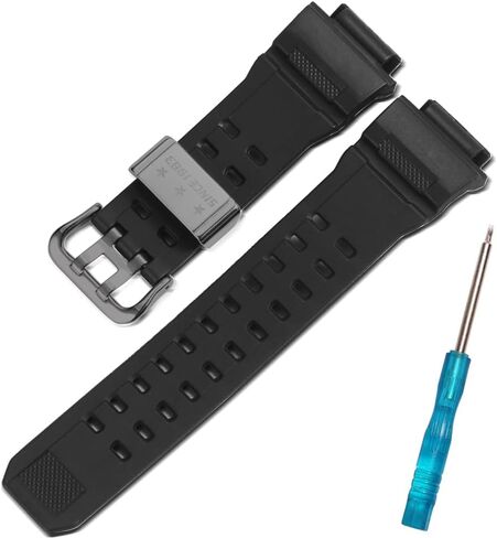 Resin Band Compatible with 10455201 Casio Rangeman GW-9400 Men's Black Watchband GW9400-1B Watch Strap ReplacementBracelet in Saudi Arabia