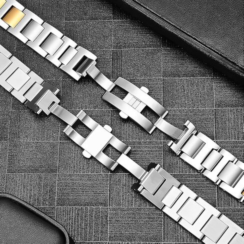 Watch Band Bracelet Replacement For Cartier Ballon Bleu 28Mm/36Mm/42Mm Stainless Steel in Saudi Arabia