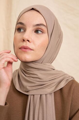 وشاح شال فيسكوز جيرسي من القطن الممشط للنساء - صنع في تركيا in Kuwait