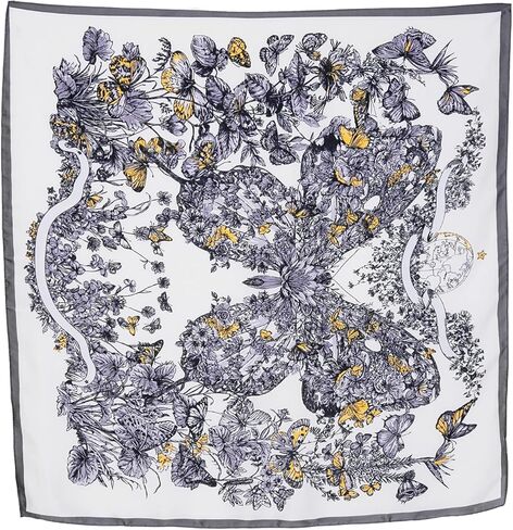 35x35 Square Scarf Women Silk Like Light Scarves Headscarf Handkerchief Bandanas Neckerchief Wrapping Hankies in Saudi Arabia