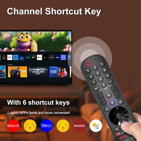 MR24GA الصوت السحري عن بُعد متوافق مع LG 2024-2018 SMART TV ، مناسب لـ LG MR24GA MR23GA MR22GA MR21GA MR20GA Magic Remote مع وظيفة المؤشر in Saudi Arabia
