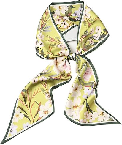 Silk Scarf For Women Purse Necklace Lightweight Fashion Designer Long Skinny Hneck Scarfs Bag Charms in Saudi Arabia
