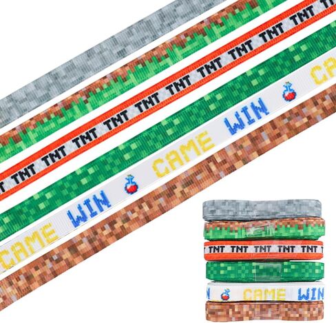 3 Roll 18 Yards Wizard Ribbons, 5/8" Orange Witch Stripe Satin Ribbons Eyeglasses Broom Fabric Ribbon for Gift Wrapping Ribbons for Wreaths Party Home DIY Decoration in Saudi Arabia