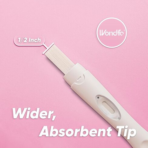 اختبار الحمل Wondfo - اكتشف HCG بدقة 99% - سهل الاستخدام في المنزل اختبار البول HCG مع نتائج سريعة وموثوقة - [عدد واحد] in Kuwait