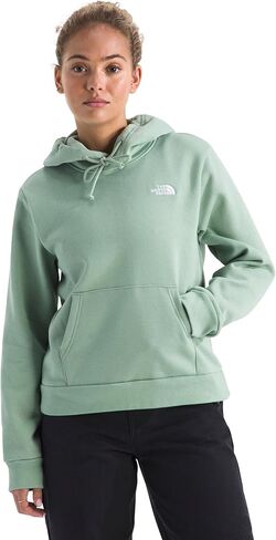 سترة بغطاء للرأس بتصميم قبة بسيطة للسيدات من THE NORTH FACE، غطاء رأس للأداء مع رباط قابل للتعديل، جيب يد الكنغر in Saudi Arabia