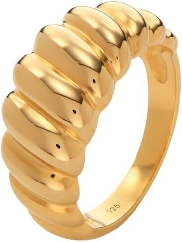 OAK & LUNA Unique Designer Fashion Rings - Choose Your Style - Engraving Options - Initials or Names - Diamond Versions in Saudi Arabia