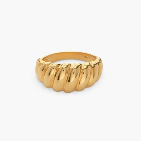 OAK & LUNA Unique Designer Fashion Rings - Choose Your Style - Engraving Options - Initials or Names - Diamond Versions in Saudi Arabia