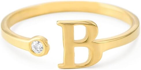 OAK & LUNA Unique Designer Fashion Rings - Choose Your Style - Engraving Options - Initials or Names - Diamond Versions in Saudi Arabia