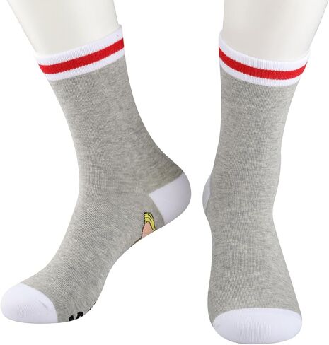 G2TUP Red Ribbon Gir-l Musical Socks Orphan Gift You're Never Fully Dressed Without a Smile Hope in Scarlet Musical Socks in Saudi Arabia