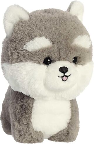 Aurora® Playful Teddy Pets™ Pomeranian Stuffed Animal - Unique Design - Endless Play - Brown 6.5 Inches in Kuwait
