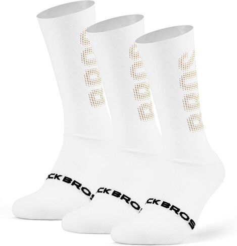 ROCKBROS Cycling Compression Socks,Crew Length,Non-Slip,Breathable&Wicking,Road,Bike Sports and Running for Men Women,3-Packs in Saudi Arabia