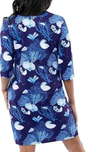 Guy Harvey Women's 3/4 Sleeve Tunic Dress in Saudi Arabia