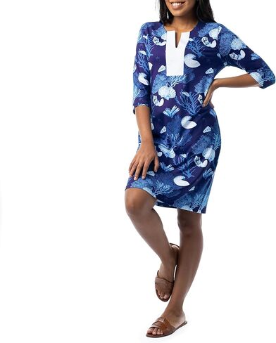 Guy Harvey Women's 3/4 Sleeve Tunic Dress in Saudi Arabia