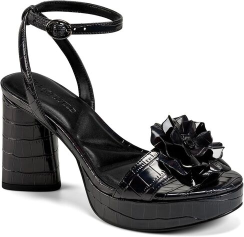 KARL LAGERFELD womens Haden Platform Heel With Flower Embellishment in Saudi Arabia