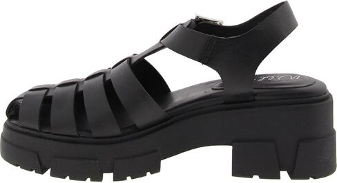 صندل نسائي من Wild Pair Heraa Strappy Fisherman أسود 9.5 متوسط ​​(B، M) in Kuwait