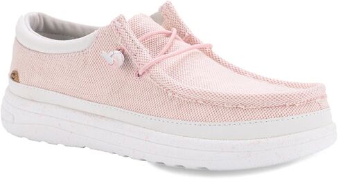 حذاء Lamo Footwear للنساء Maia Shoe Moc Toe - EW2213-PNK 10 M US Pink in Kuwait